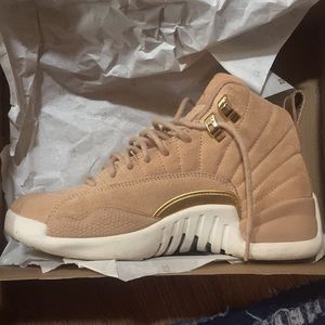 Air Jordan Vachetta Tan/ Metallic gold retro 12s